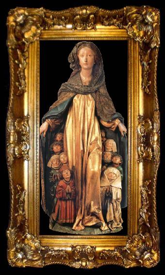 framed  unknow artist The Madonna of the cloak of proteccion, ta009-2